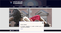 Desktop Screenshot of cristoalabarderos.org