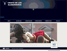 Tablet Screenshot of cristoalabarderos.org